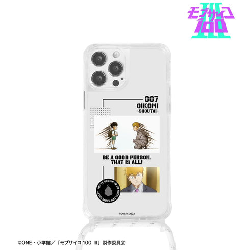 『モブサイコ100 III』モブ&霊幻の出会い ショルダーiPhoneケース